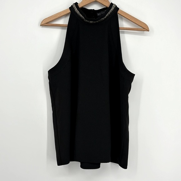 Brixon Ivy Yuri Embellished Halter Top Black Size Large New with tags! - Picture 1 of 8